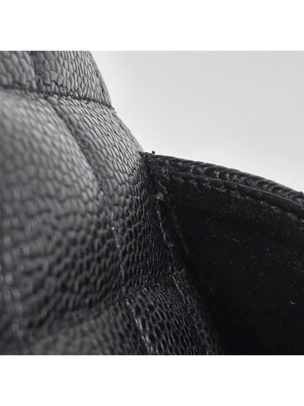 Chanel Reissue Tote CC Logo Caviar Leather Black
